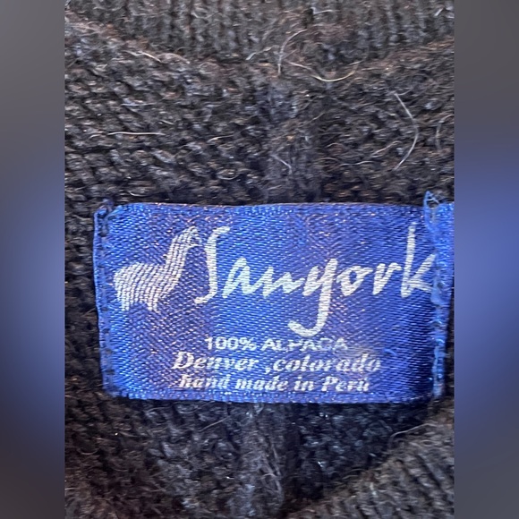 SANYORK ALPACA PONCHO - Picture 3 of 5